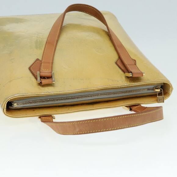 LOUIS VUITTON Monogram Vernis Houston Hand Bag Gris M91053 - Picture 6 of 13
